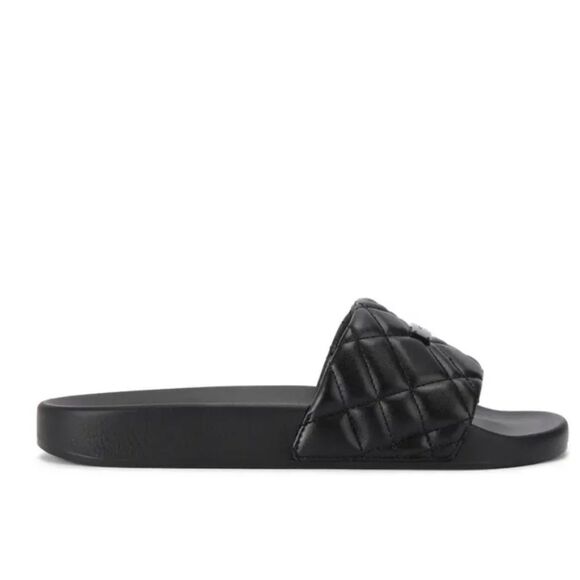 Kurt Geiger London Brixton Drench Plate Slide Sandal- Black - Picture 4 of 12